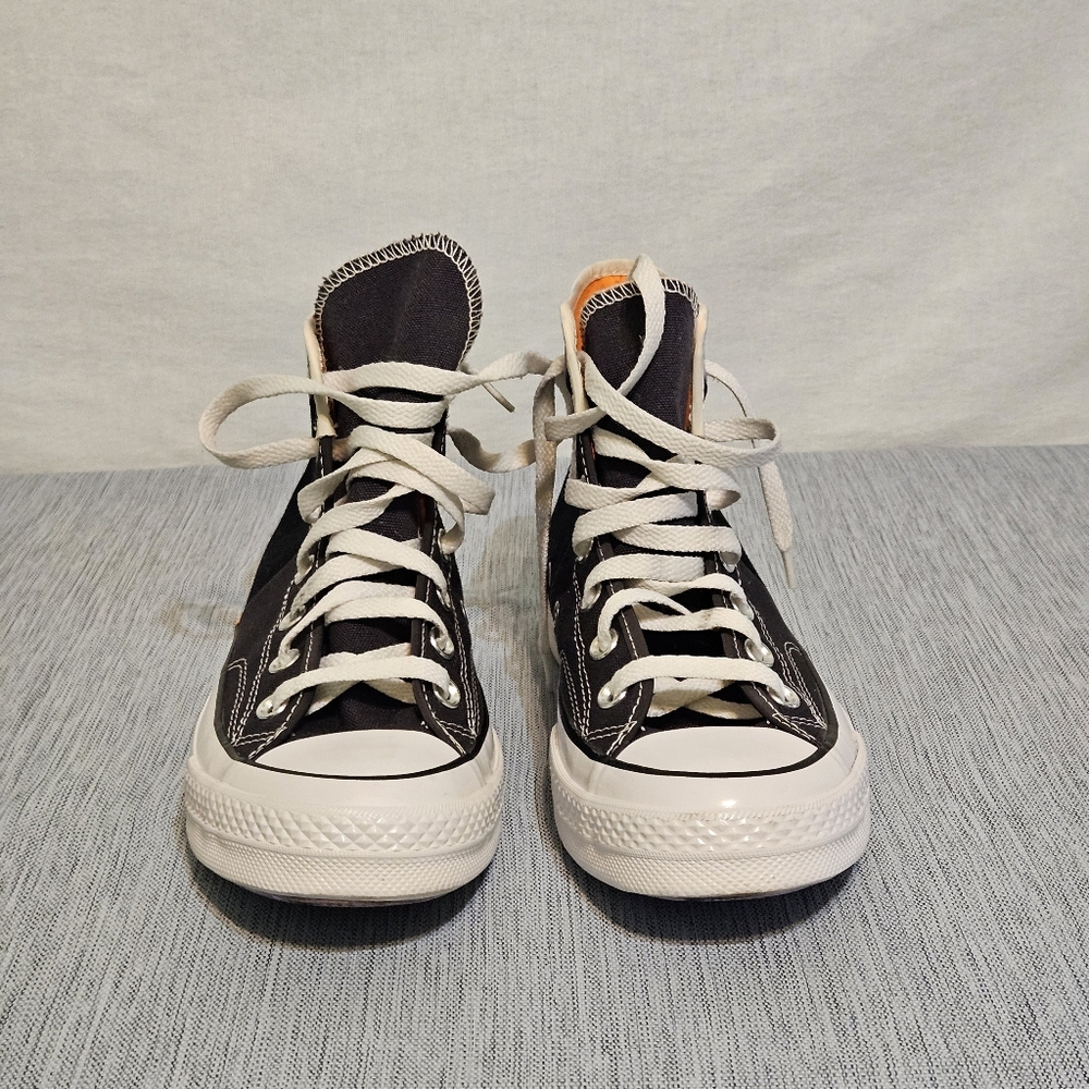 Converse Chuck Taylor Shoes Womens‎ 8 Black Sneakers Canvas Lace All Star - Picture 5 of 11
